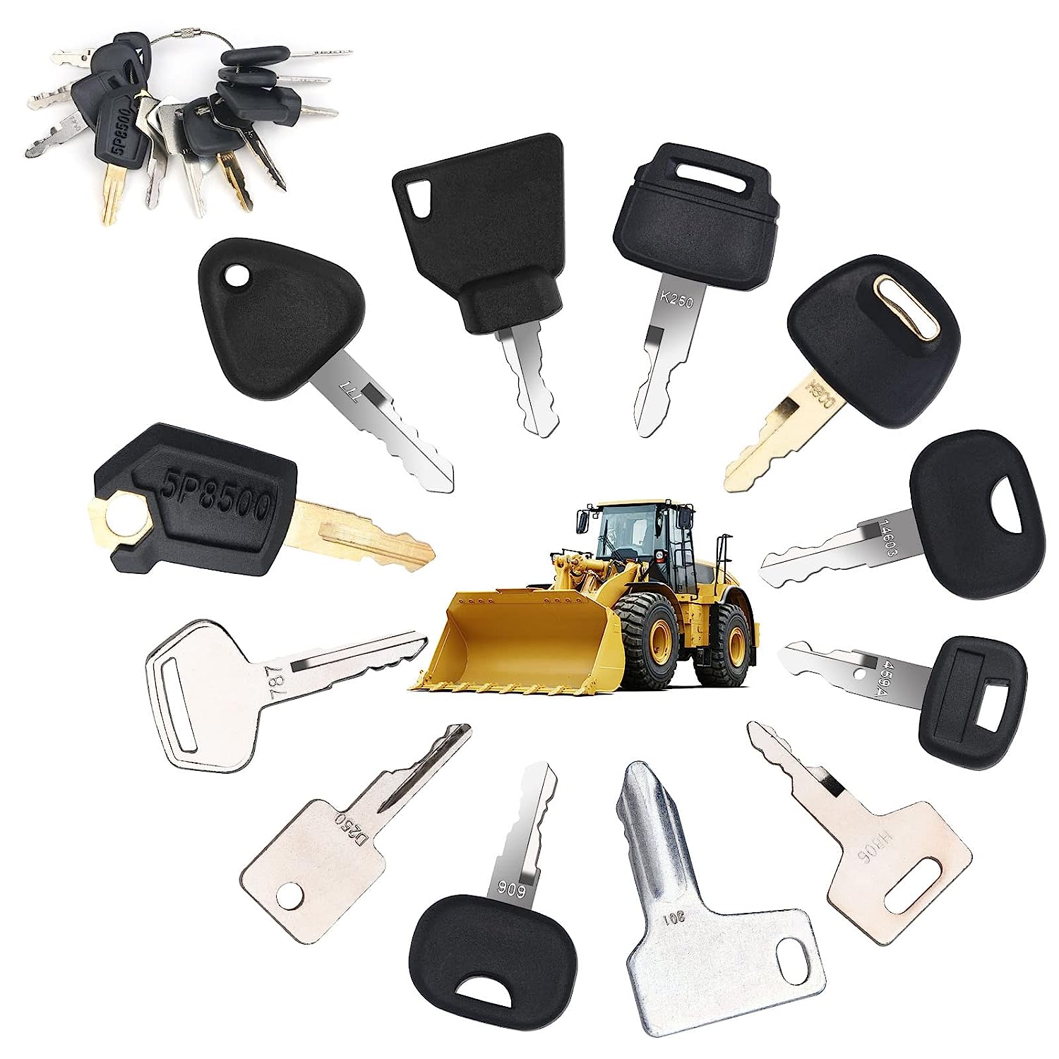Heavy Equipment Hitachi - 12 Tuşlu Ağır Ekipman İnşaat Kontak