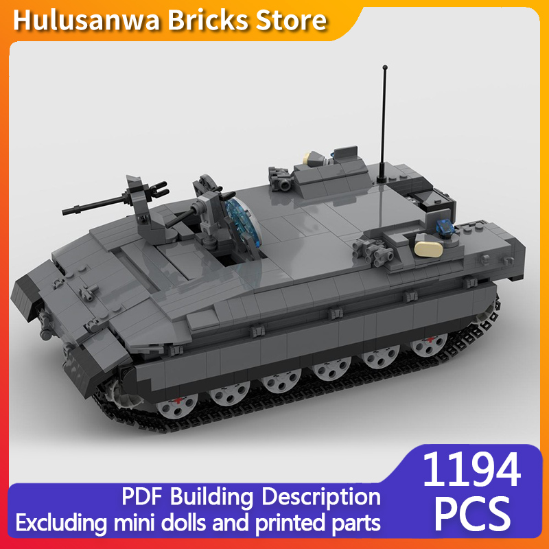 Heavy Equipment Armor - Ağır Paletli Zırhlı Araç Modeli MOC