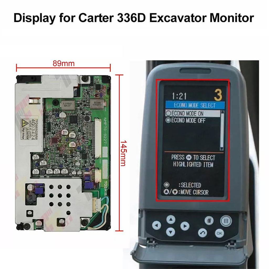 Carter E320 323 336D için ekra - Heavy Equipment Hitachi incelemesi ve fiyatı
