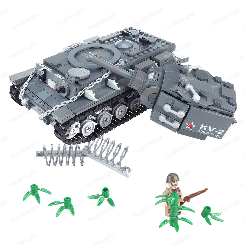WW2 KV-2 Ağır tank Yapı Taşı M - Heavy Equipment Armor incelemesi ve fiyatı