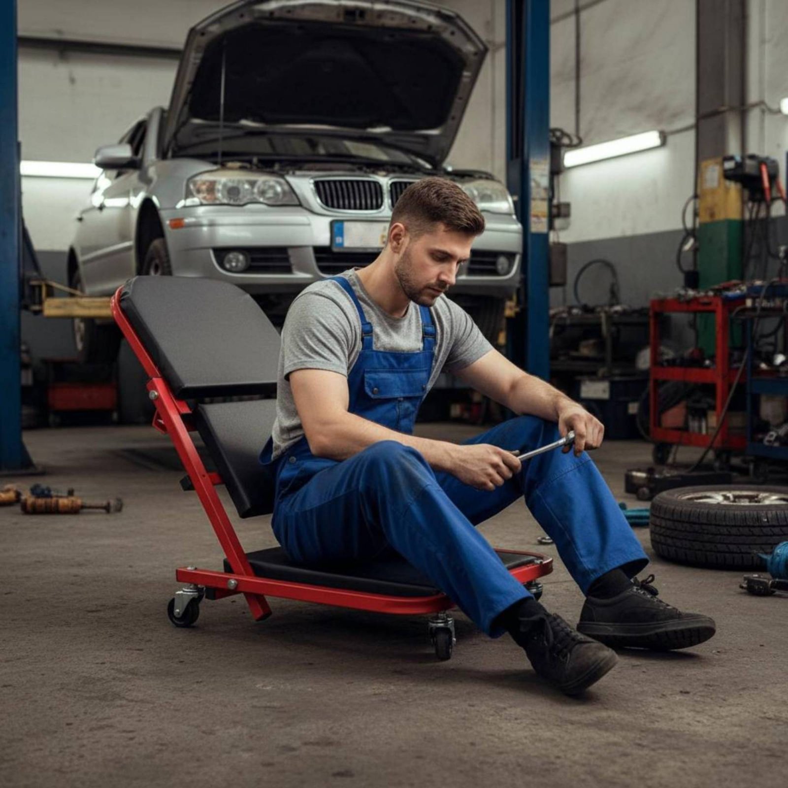 Katlanabilir Tamirci Koltuğu 2 - Heavy Equipment Mechanic incelemesi ve fiyatı