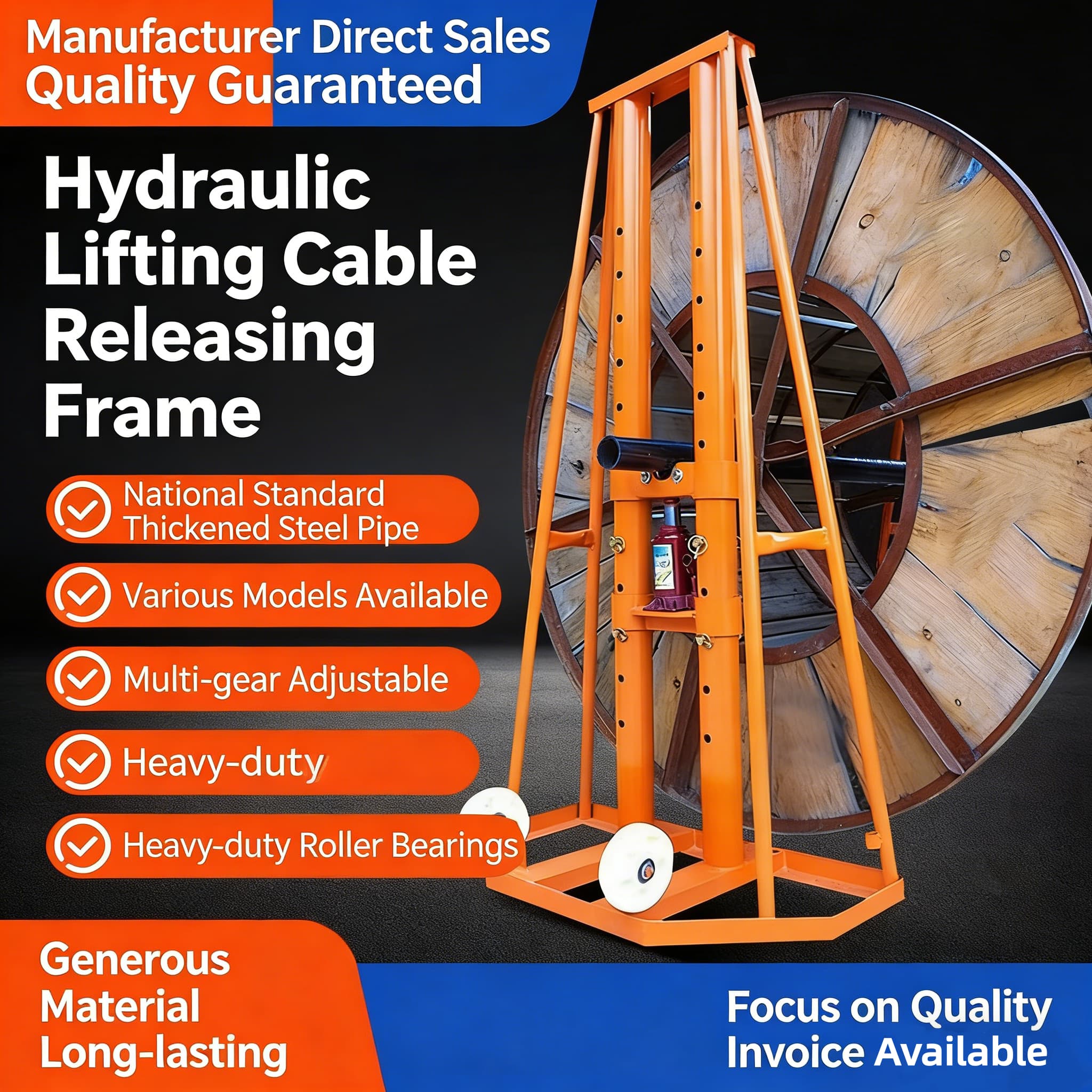 Ağır Yük Krikosu Hidrolik Kabl - Heavy Equipment Jack Stands incelemesi ve fiyatı