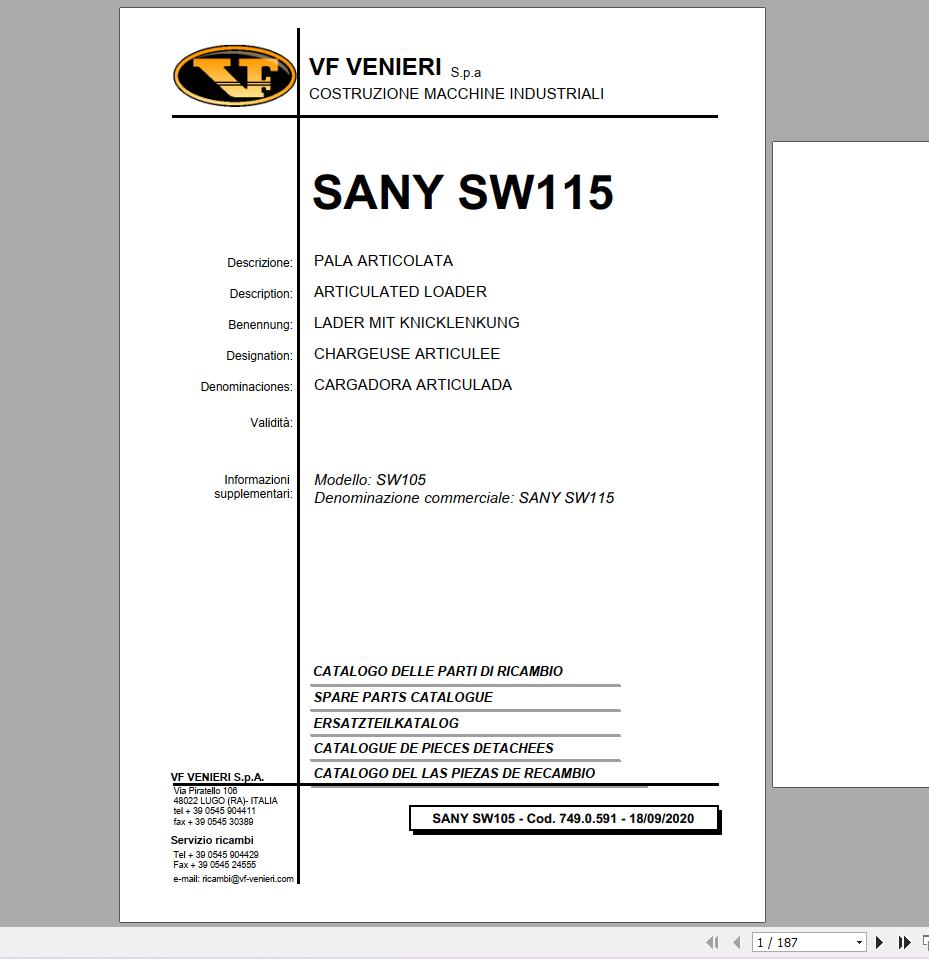 SpecDiag Sany Ağır Ekipman PDF - Heavy Equipment Pdf incelemesi ve fiyatı