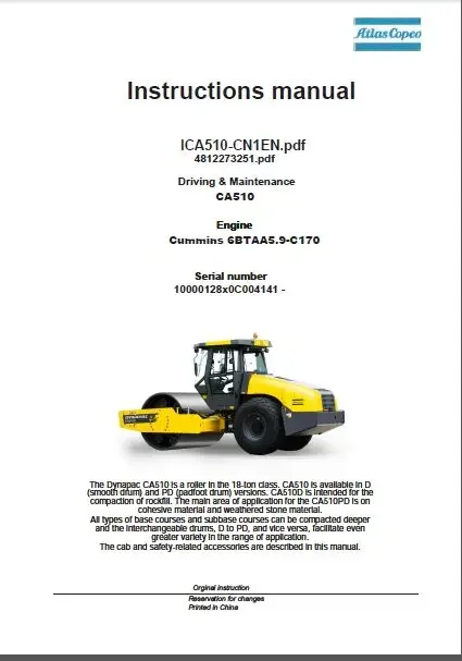 EPC-SOFTWARE Dynapac Ağır Ekip - Heavy Equipment Pdf incelemesi ve fiyatı