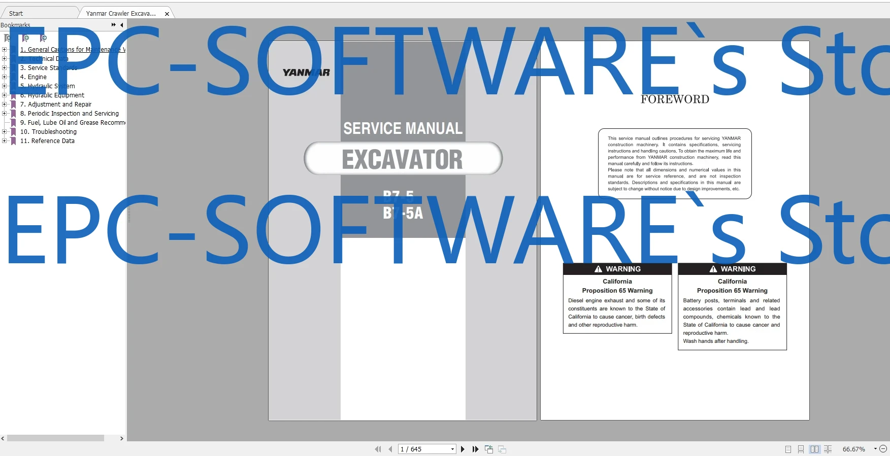 EPC-SOFTWARE Ağır İş Makineler - Heavy Equipment Pdf incelemesi ve fiyatı